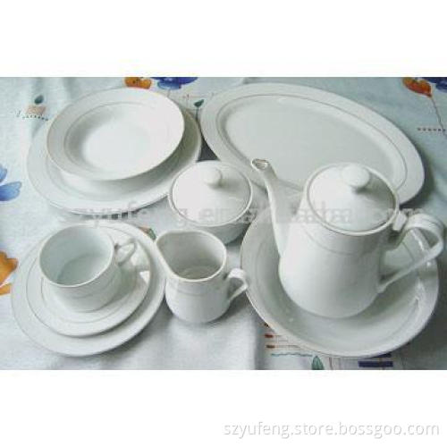 Porcelain Dinner Set (15, 18, 20, 22, 47pc)
